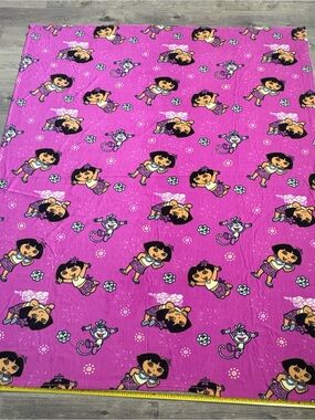 Source Unknown Dora the Explorer Pink Kids Fabric